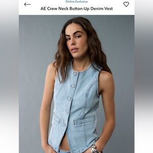 American eagle Denim vest